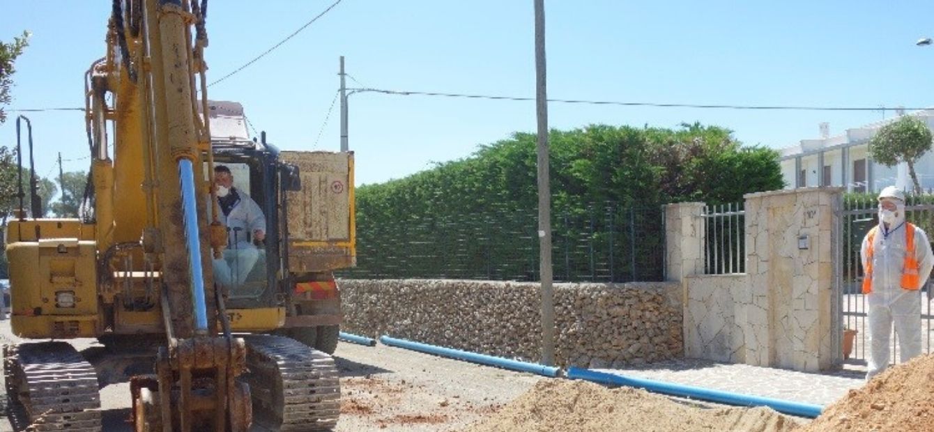 A Nardò riapre il cantiere per il completamento delle reti idrica e fognaria