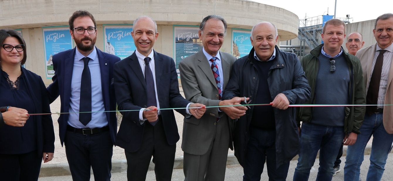 Continuano gli open day del progetto “H2Oro. In buone acque” Inaugurato il nuovo impianto di depurazione di Casamassima.