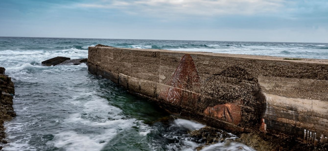 Murales sul mare a Bari