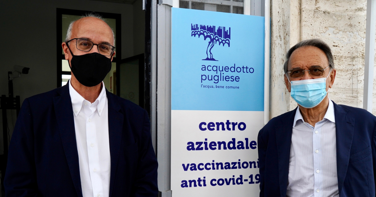 Lopalco e Di Cagno Abbrescia hub vaccinale sede di Bari