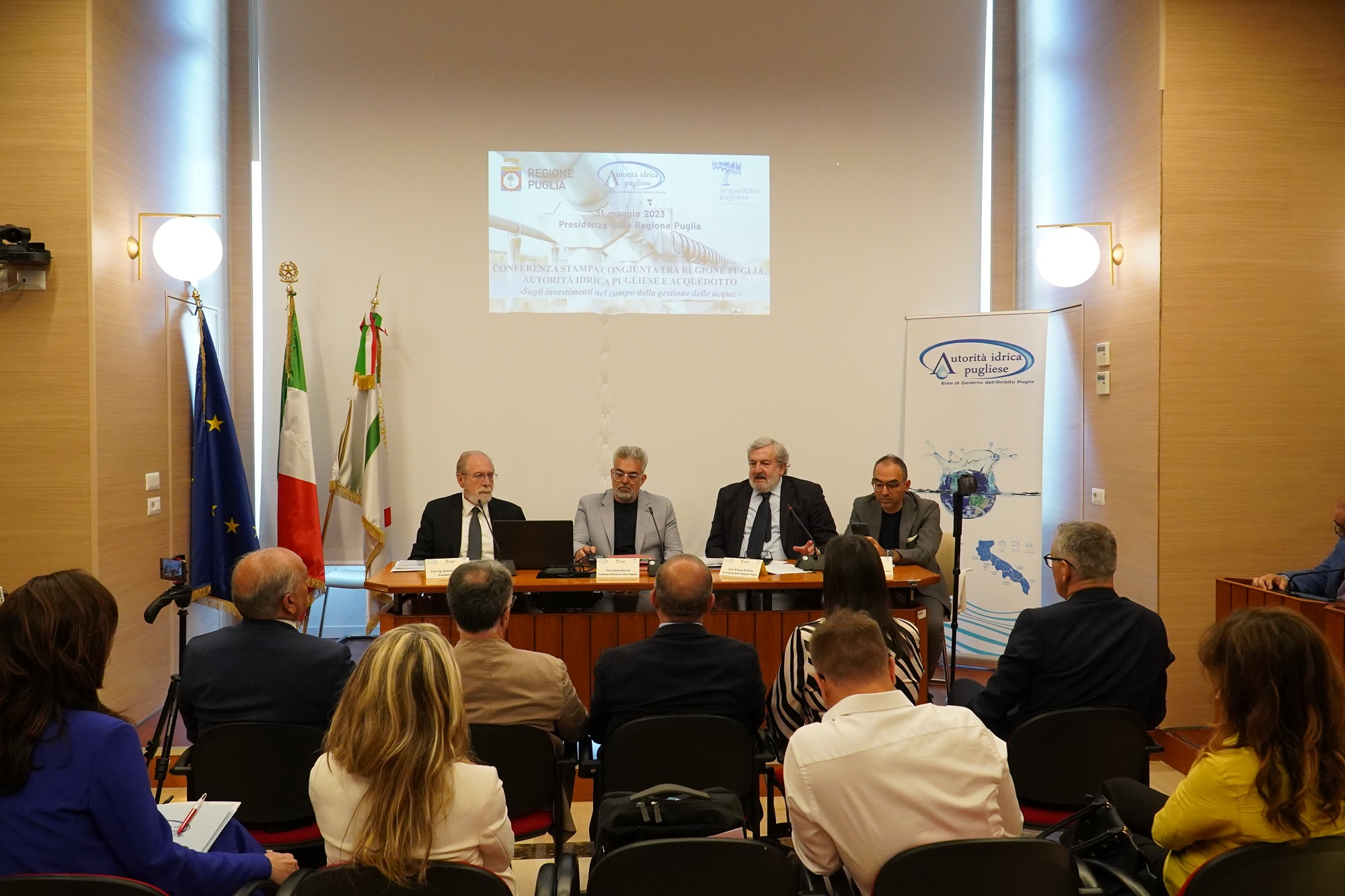 conferenza stampa aip aqp