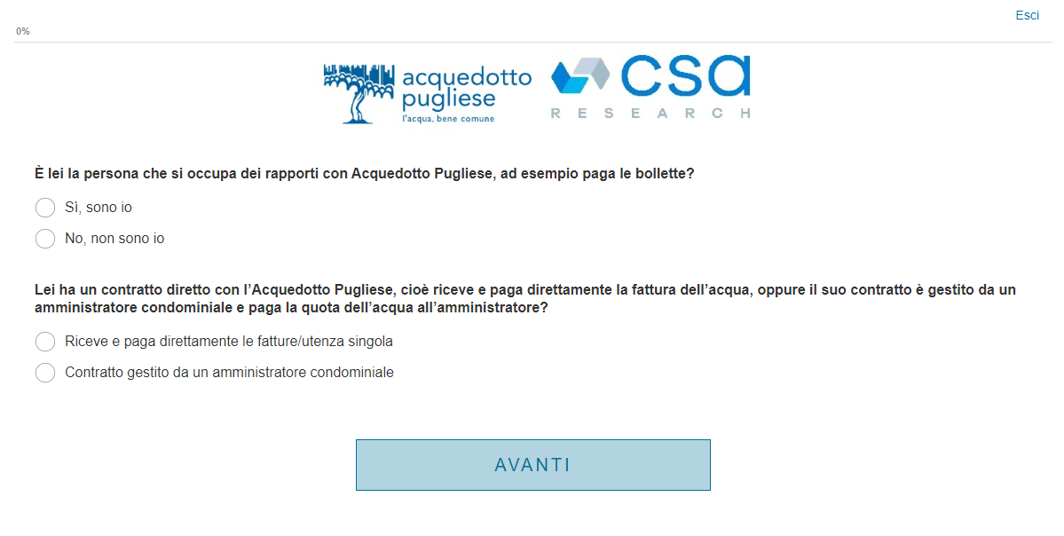 indagine custumer care