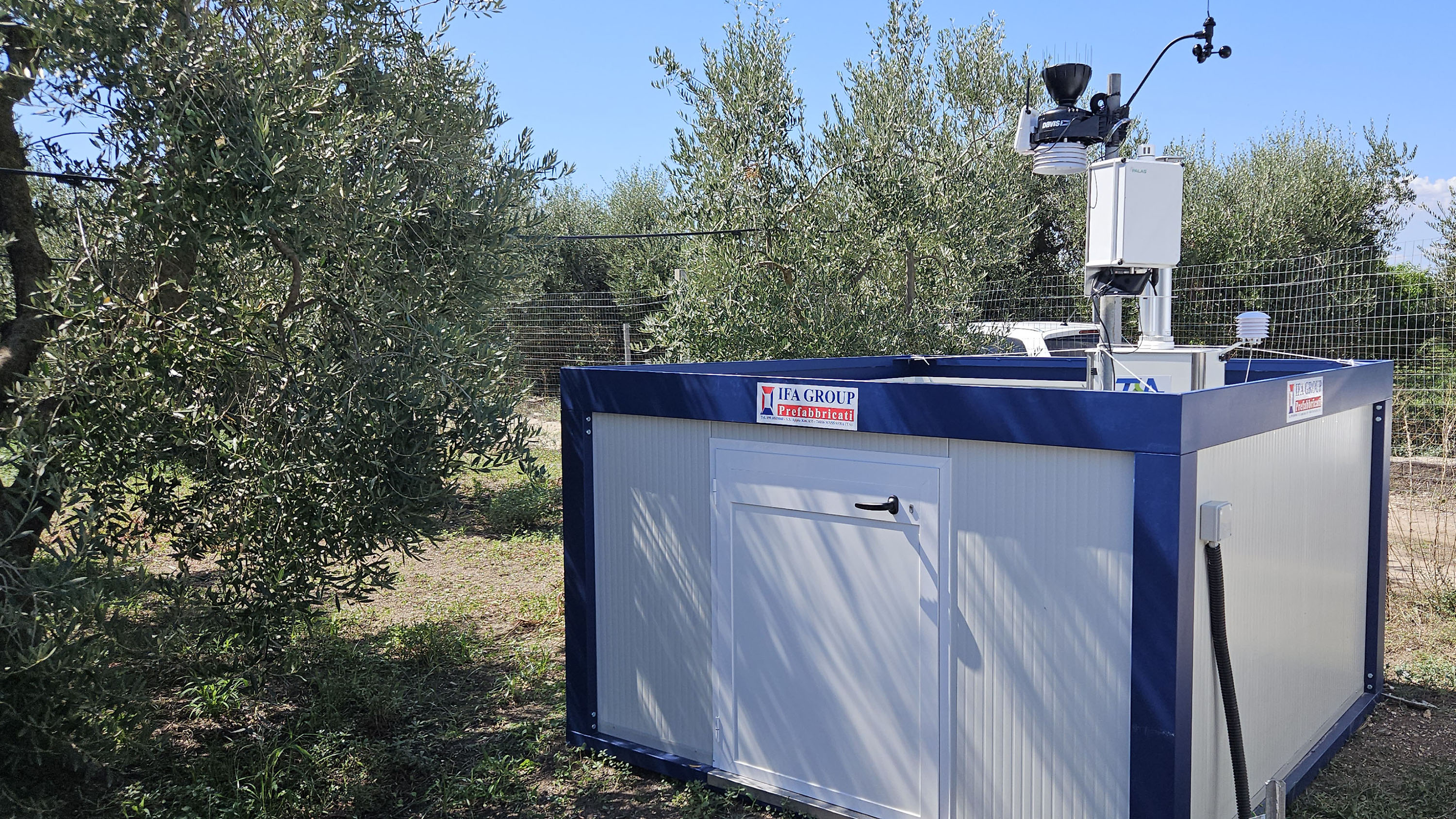 Foto della cabina di monitoraggio