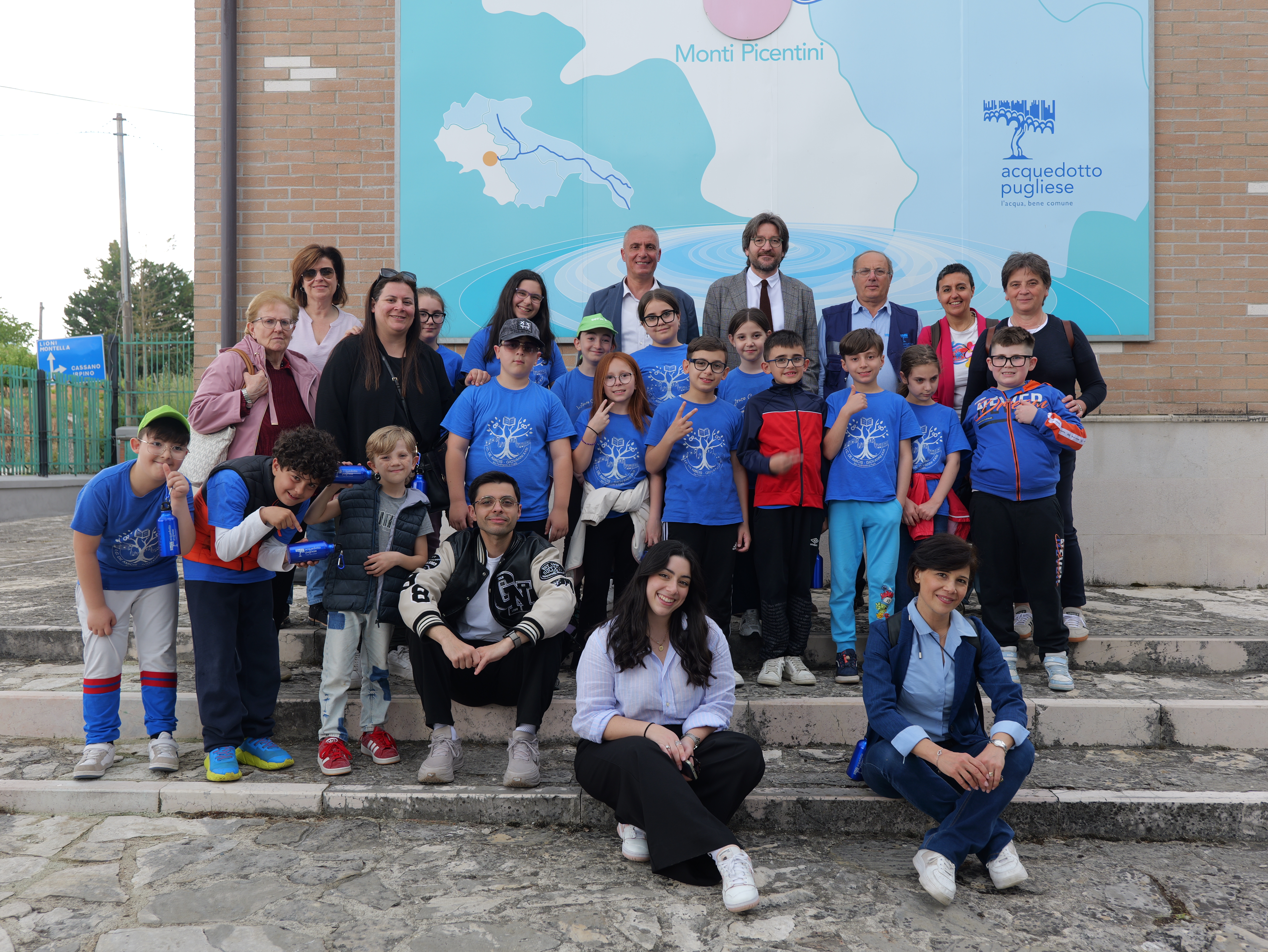 Una foto di tutti i partecipanti alla visita 