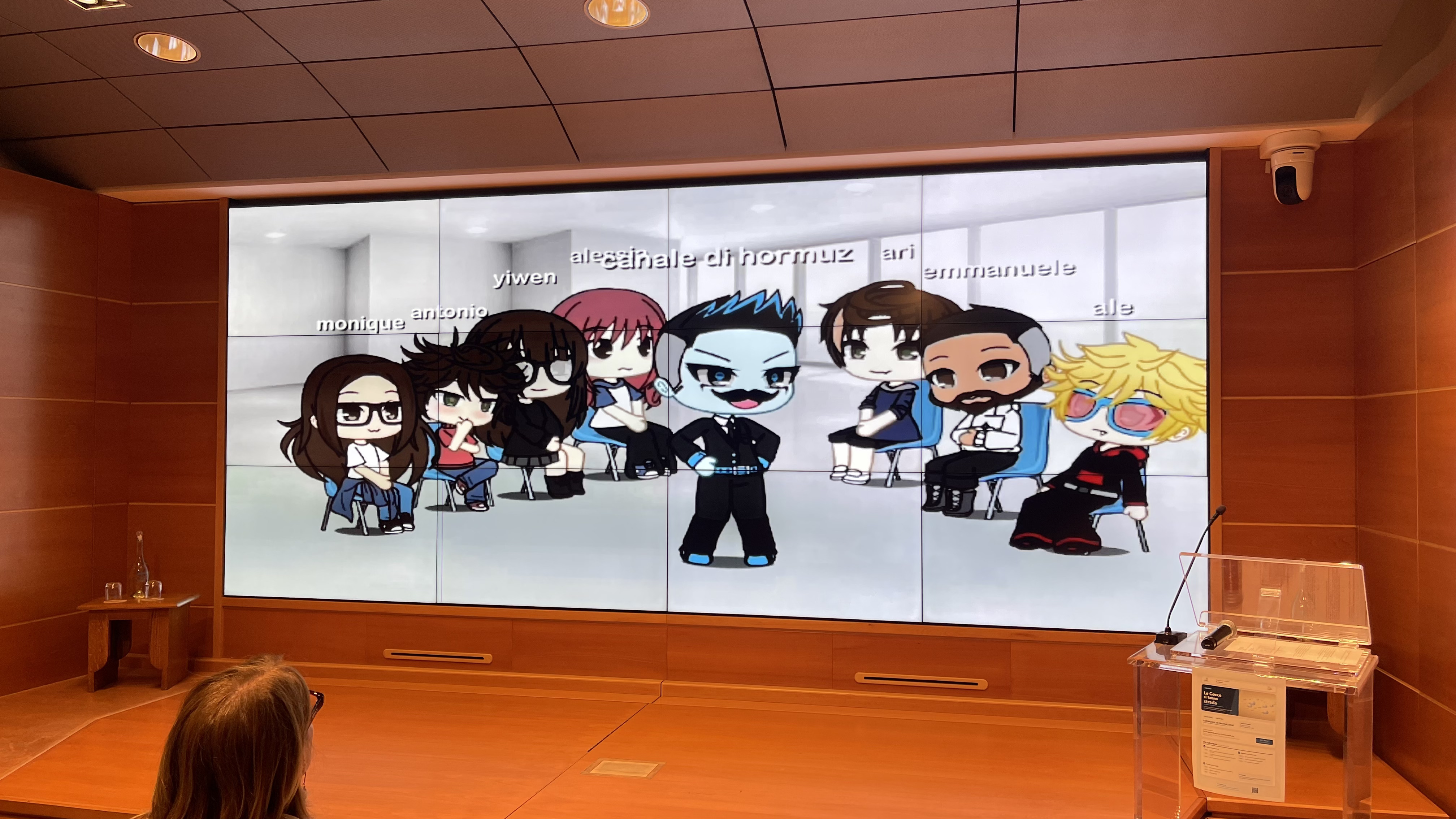 Una scena del video realizzato per il progetto Una scena del video realizzato per il progetto