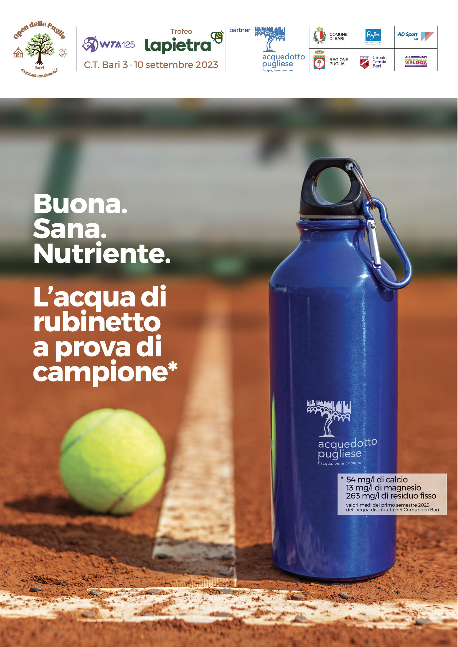 Buona, sana, nutriente. L'acqua di rubinetto a prova di campione 