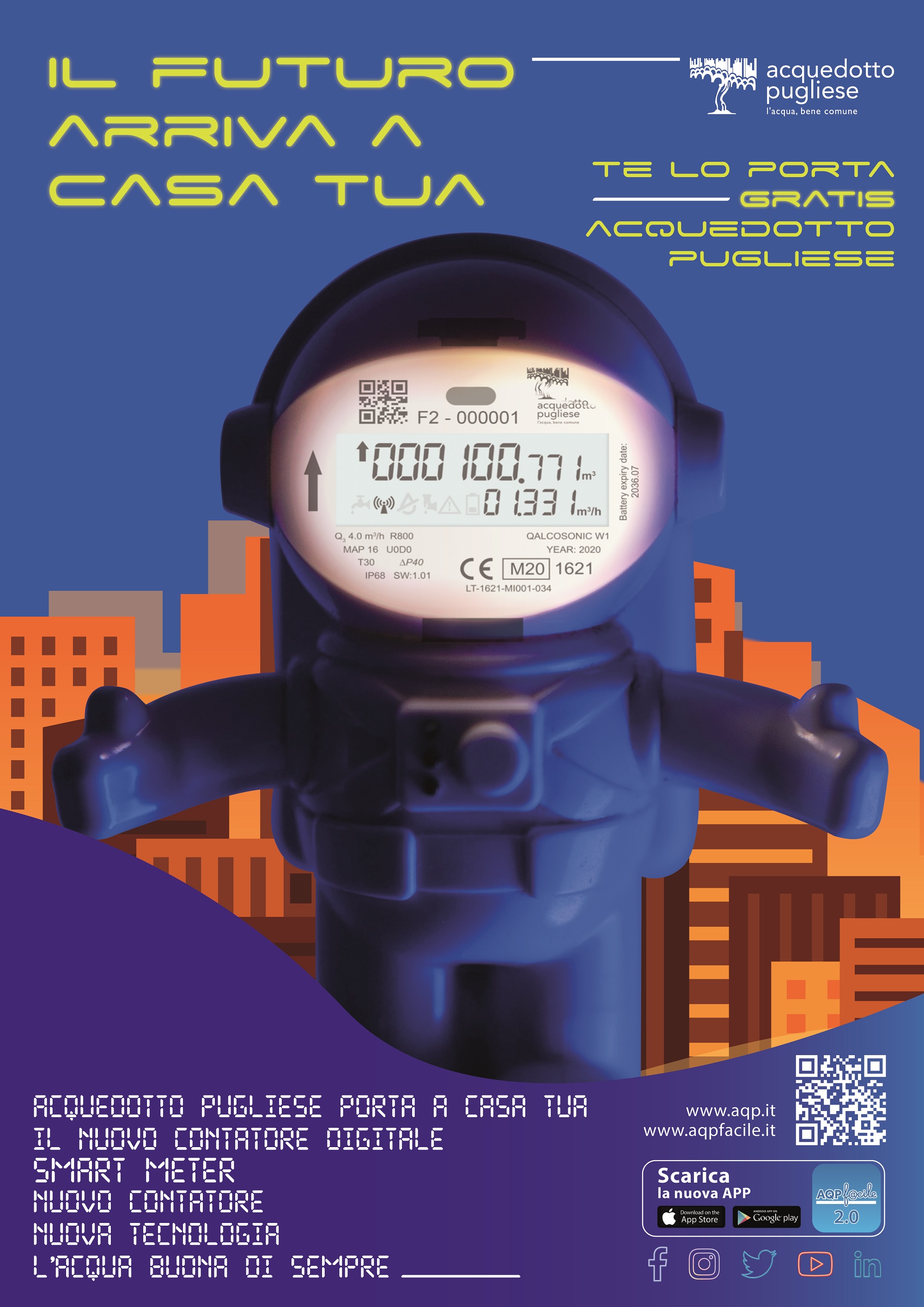 Locandina - Campagna Smart Meter AQP