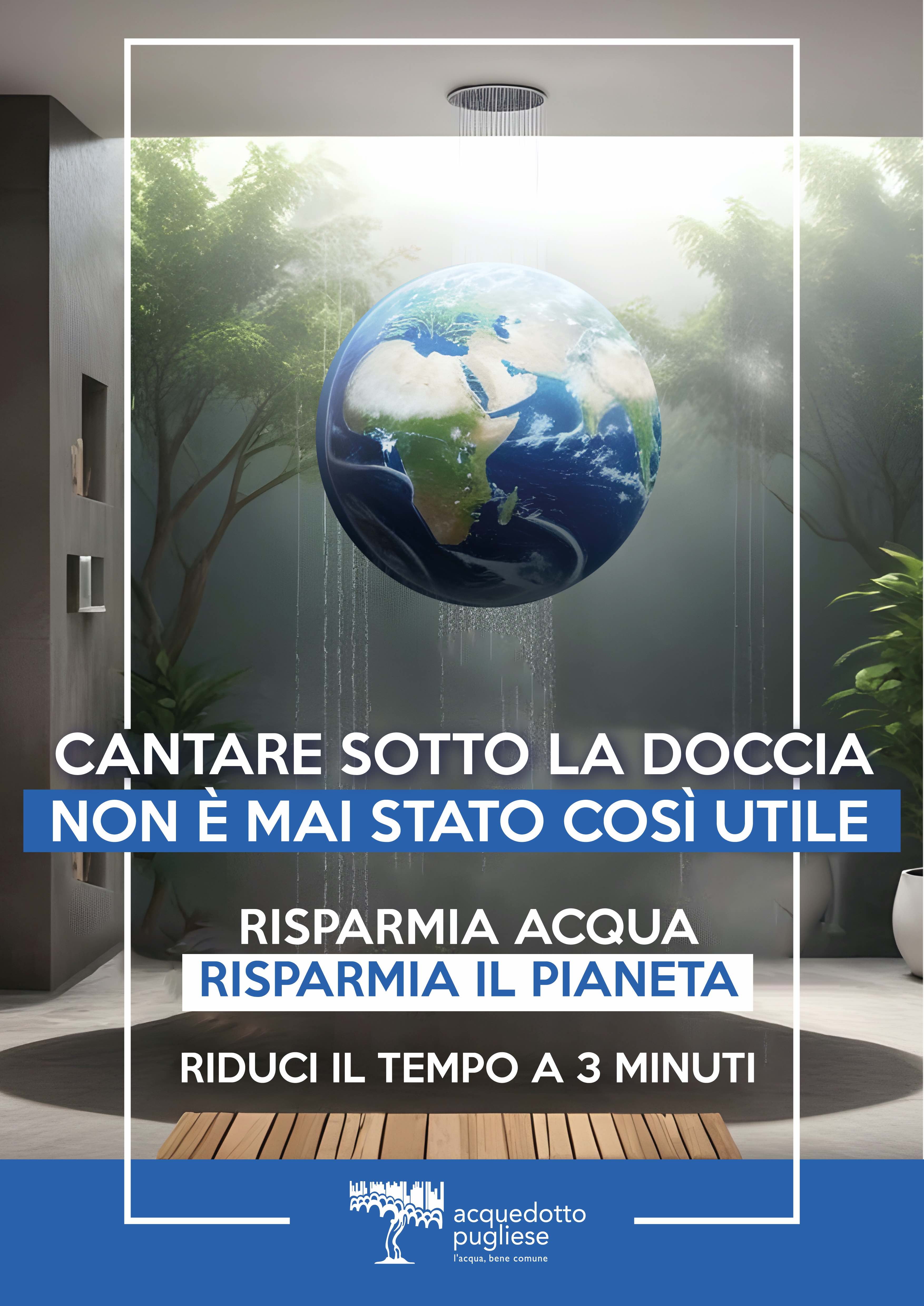 Risparmia acqua, risparmia il pianeta
