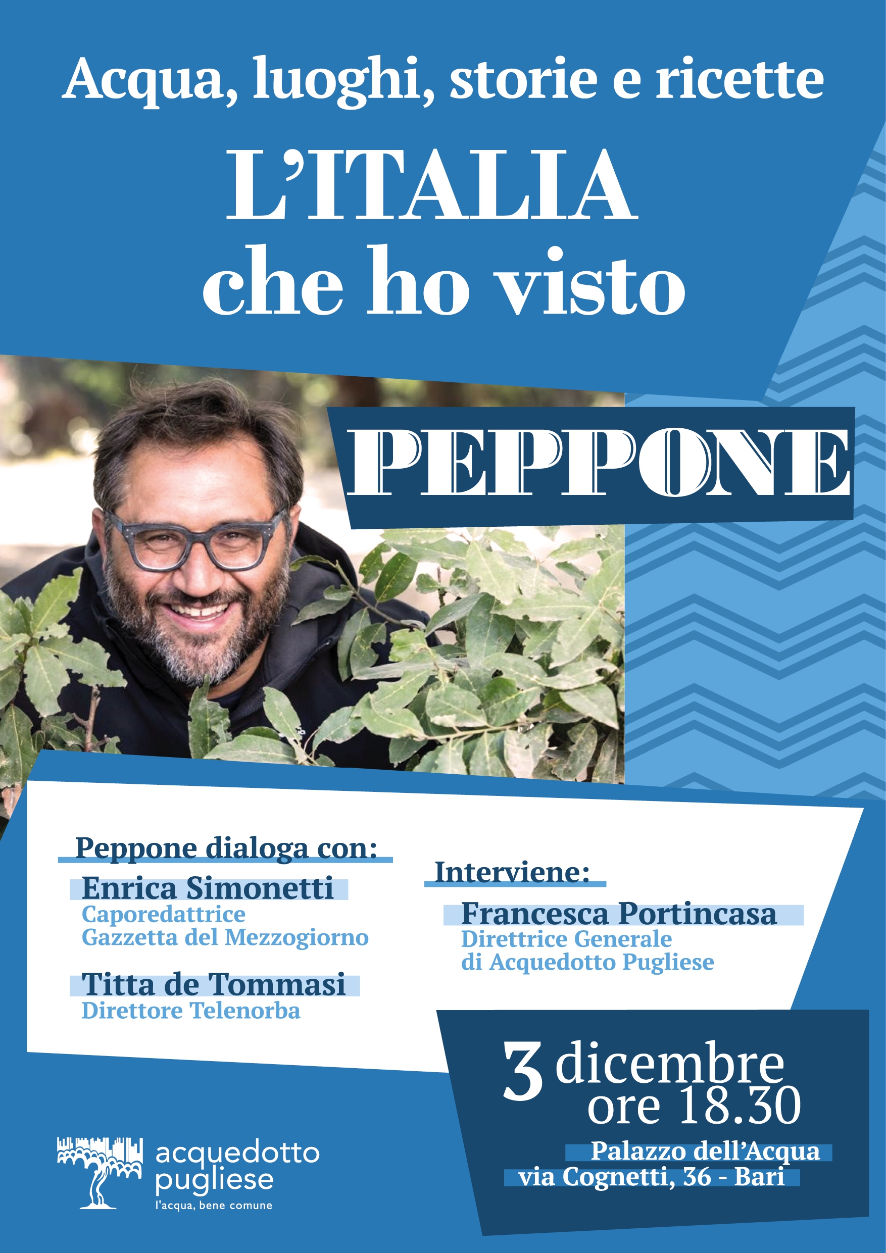 Acqua, luoghi, storie e ricette. L’ITALIA che ho visto