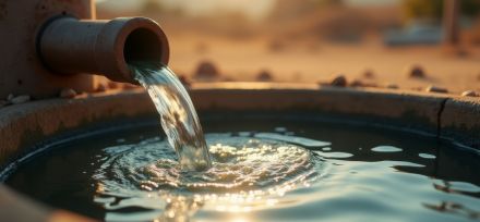 immagine di una tubatura da cui sgorga acqua