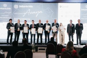 foto dei premiati durante l'evento Premio Industria Felix 2026
