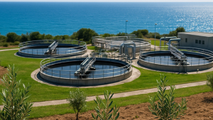 ECOFOW cisterne di acqua davanti al mare