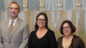 Da sx Nicola Iacopelli - Francesca Portincasa - Daniela Fusillo