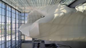 foto della nuvola di Fuksas, centro congressi di Roma